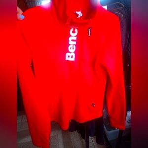 Red Bench sweater/jacket. Size medium large .
